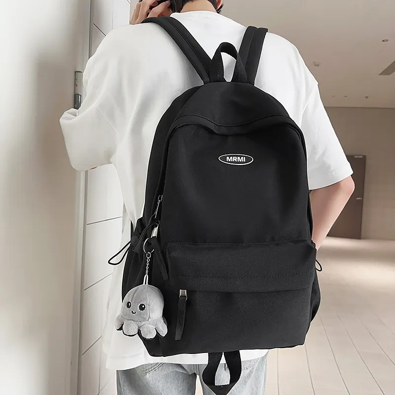 BRABOSTON Nylon Backpack Unisex Black/White/Khaki/Army Green/Red-4