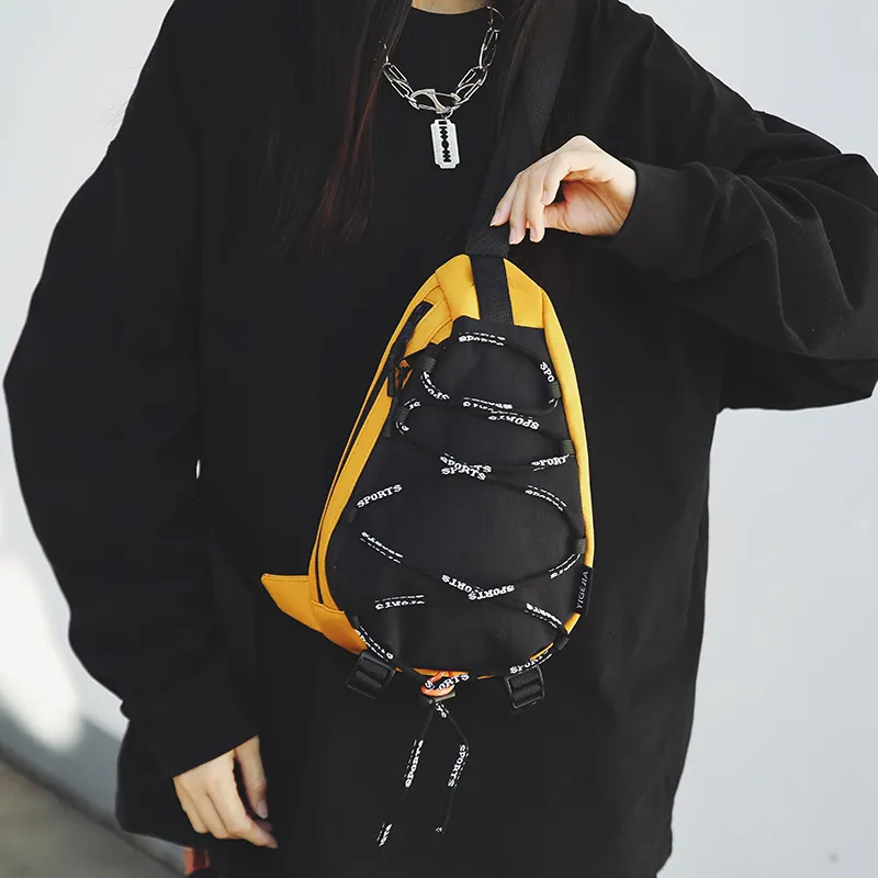 BRABOSTON Oxford Sling Bag Unisex White/Black/Green/Yellow/Khaki-13