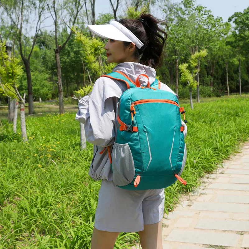 BRABOSTON Nylon Backpack Regular Unisex Black/Gray/Dark Blue/Sky Blue/Green/Orange-13