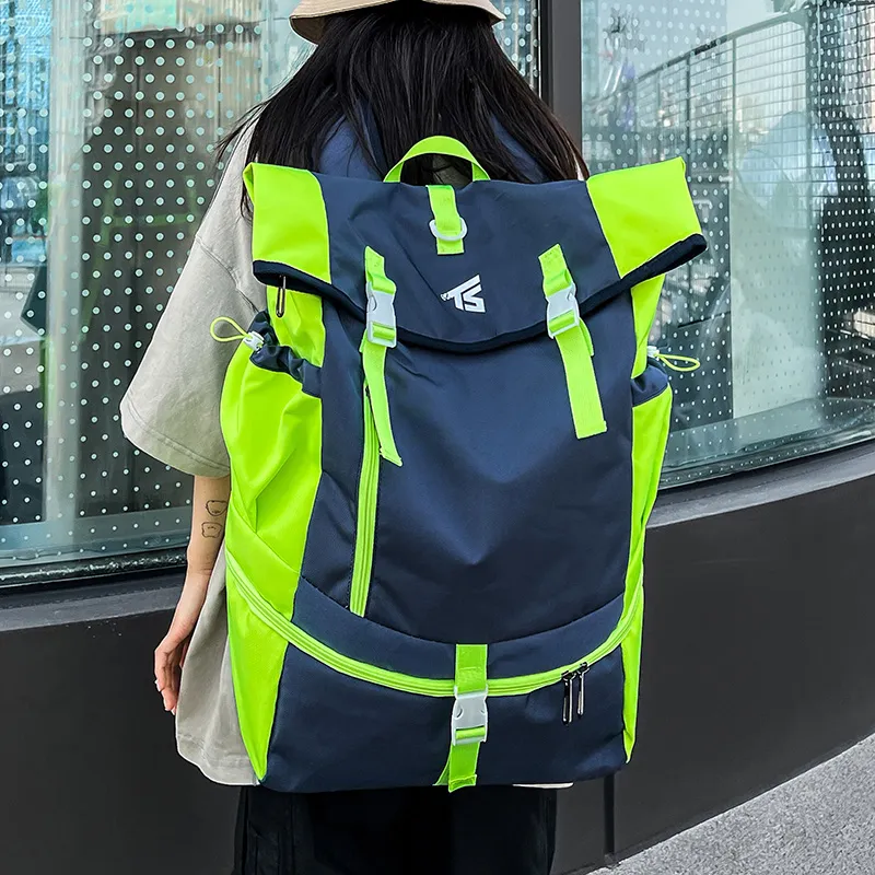 BRABOSTON Ultra Composite Fabric Backpack Unisex Blue/Gray/Black-2