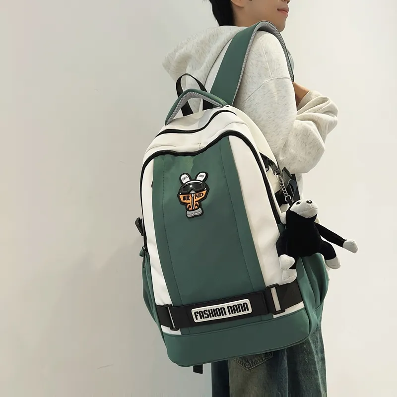 BRABOSTON Nylon Backpack Regular Unisex Multicolor-6
