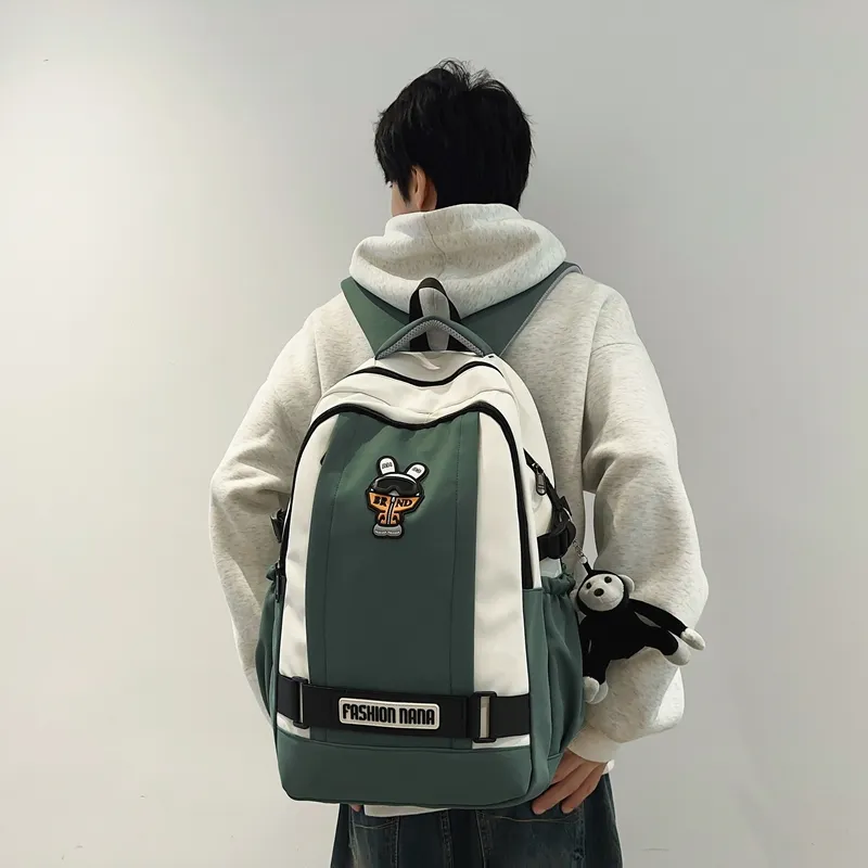 BRABOSTON Nylon Backpack Regular Unisex Multicolor-9