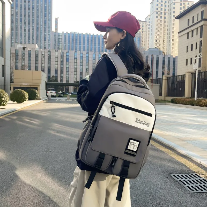 BRABOSTON Nylon Backpack Regular Unisex Multicolor-4
