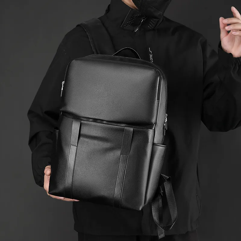 BRABOSTON Nylon Backpack Unisex Gray/Black-5