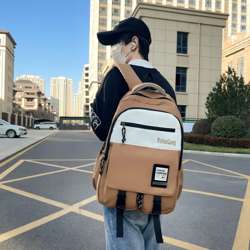 BRABOSTON Nylon Backpack Regular Unisex Multicolor-13