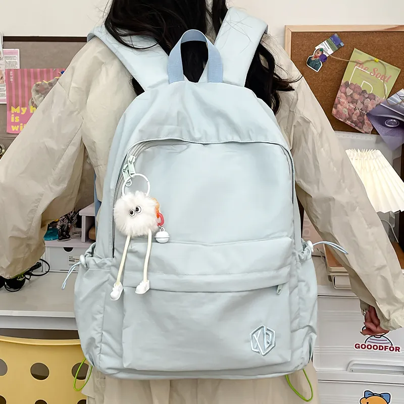BRABOSTON Nylon Backpack Tubas Unisex Brown/Gray/Blue/Pink/White/Black-13