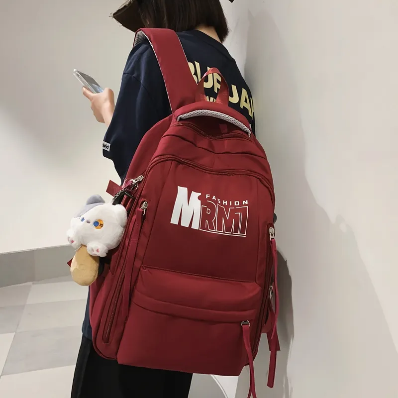BRABOSTON Nylon Backpack Unisex Multicolor-9