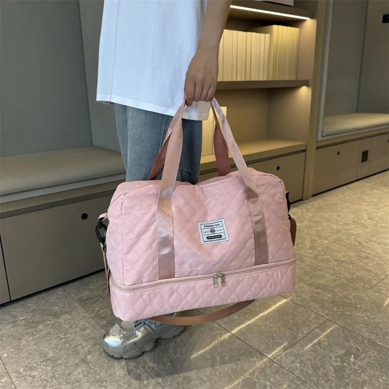 BRABOSTON Oxford Crossbody Bag Unisex White/Black/Red/Gray/Pink/Purple-10