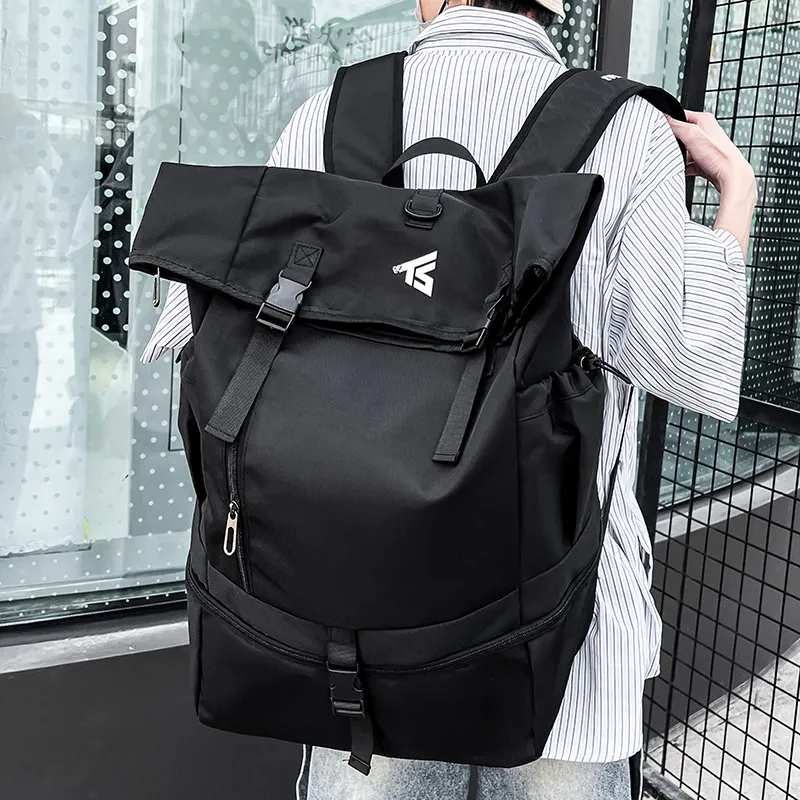 BRABOSTON Ultra Composite Fabric Backpack Unisex Blue/Gray/Black-14