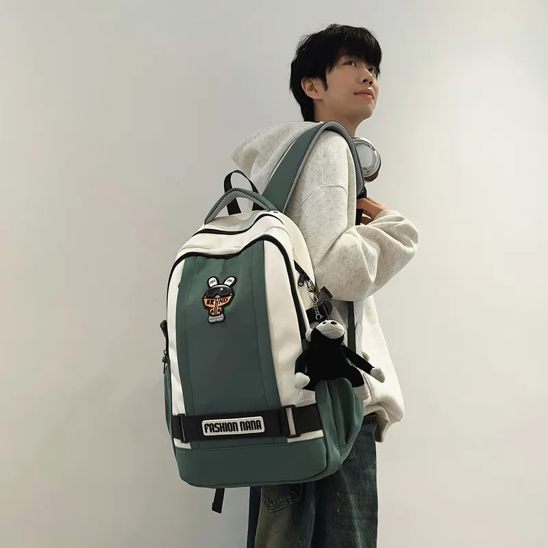 BRABOSTON Nylon Backpack Regular Unisex Multicolor-8