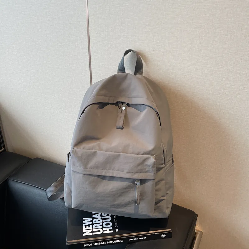BRABOSTON Fabric Backpack Unisex Ecru/Black/Gray/Chocolate-7