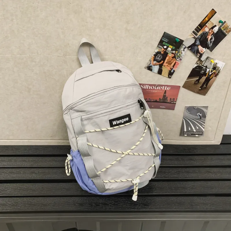 BRABOSTON Nylon Backpack Unisex Gray/Green/Black/Khaki-1