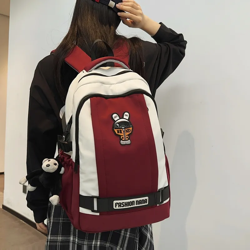 BRABOSTON Nylon Backpack Regular Unisex Multicolor-2