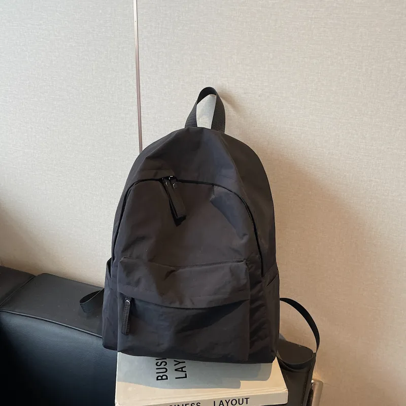BRABOSTON Fabric Backpack Unisex Ecru/Black/Gray/Chocolate-9