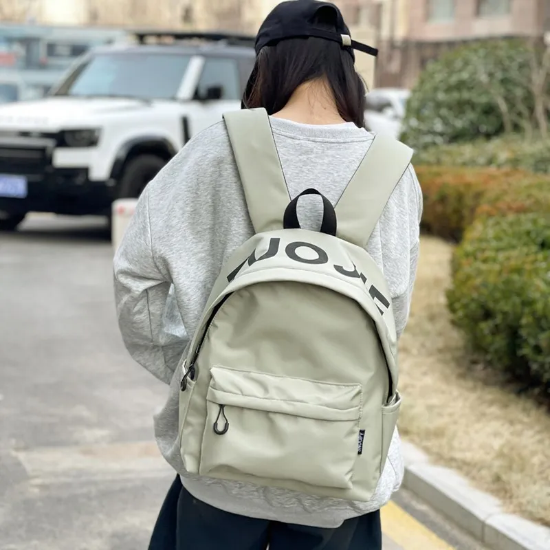 BRABOSTON Nylon Backpack Unisex White/Black/Red/Blue-3