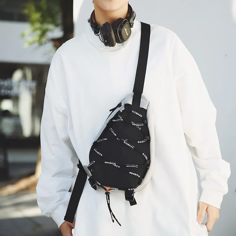 BRABOSTON Oxford Sling Bag Unisex White/Black/Green/Yellow/Khaki-1