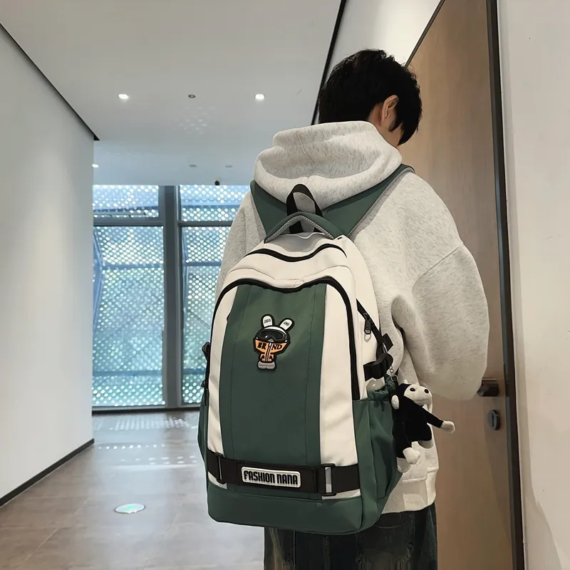 BRABOSTON Nylon Backpack Regular Unisex Multicolor-7