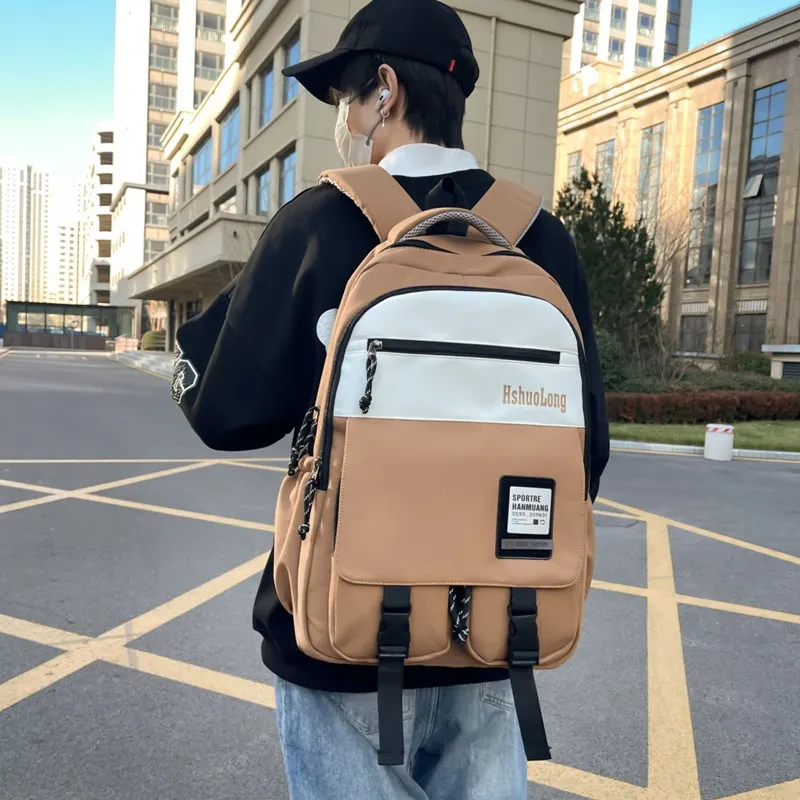 BRABOSTON Nylon Backpack Regular Unisex Multicolor-11