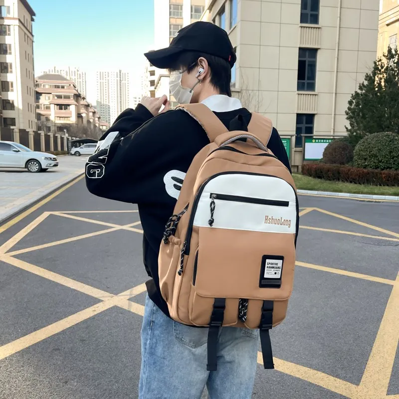 BRABOSTON Nylon Backpack Regular Unisex Multicolor-12