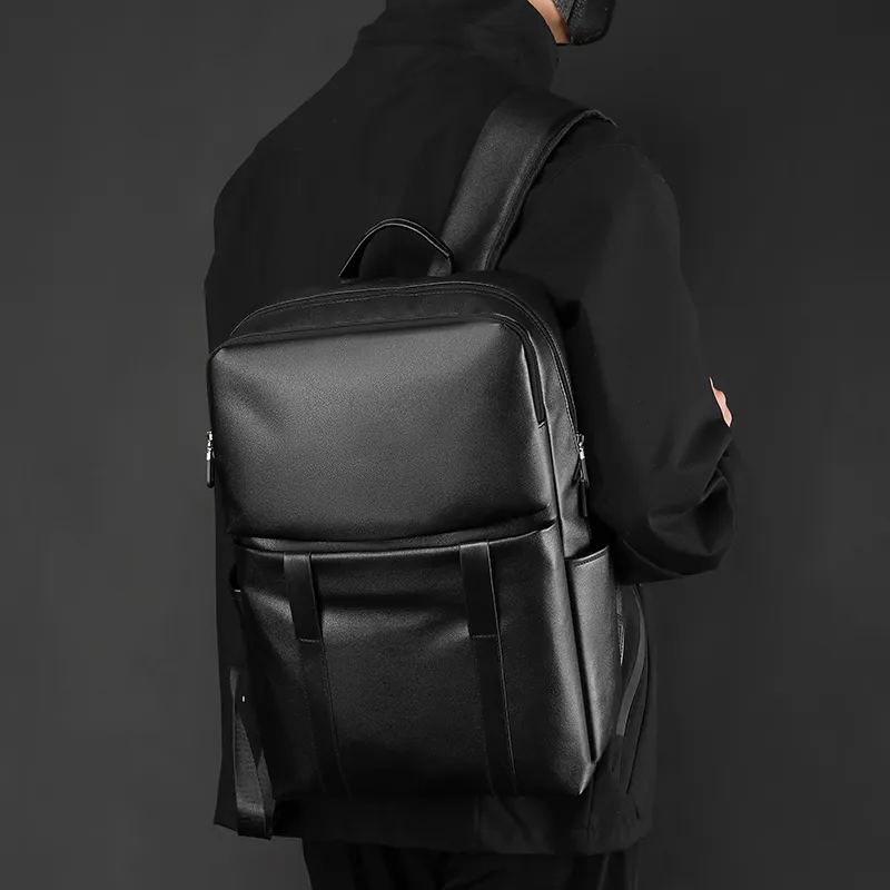 BRABOSTON Nylon Backpack Unisex Gray/Black-6