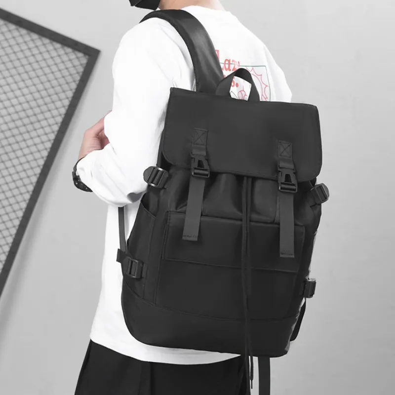 BRABOSTON Oxford Backpack Regular Unisex Gray/Black/Blue-5