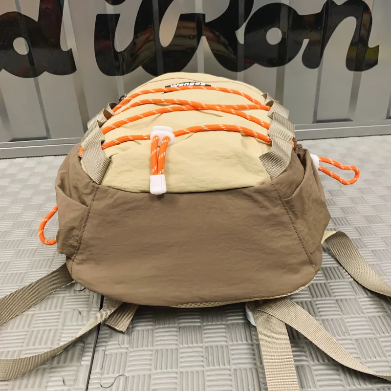 BRABOSTON Nylon Backpack Unisex Gray/Green/Black/Khaki-11