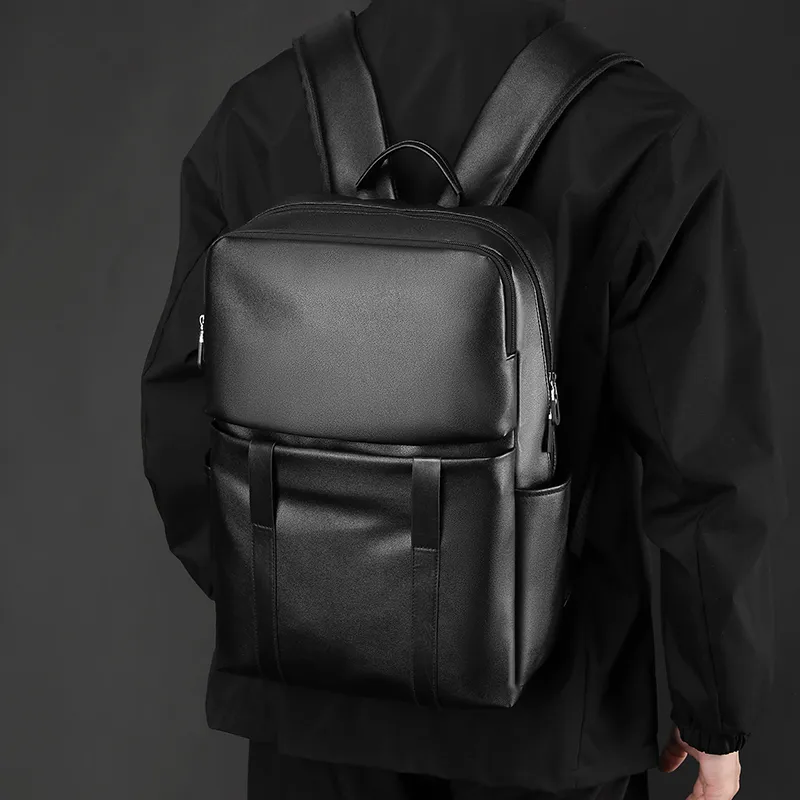 BRABOSTON Nylon Backpack Unisex Gray/Black-7