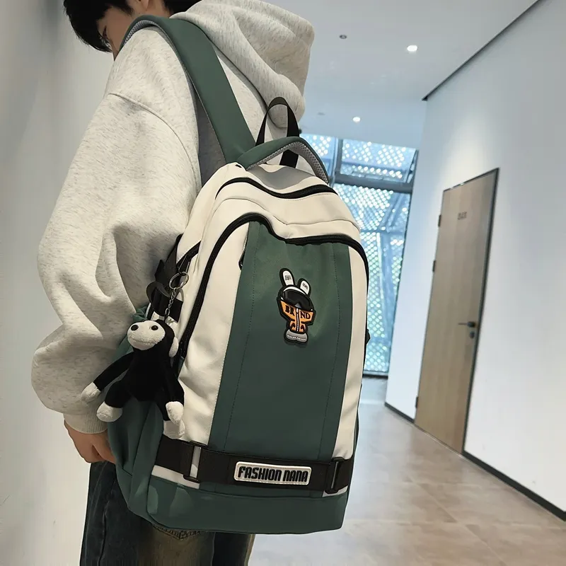 BRABOSTON Nylon Backpack Regular Unisex Multicolor-5
