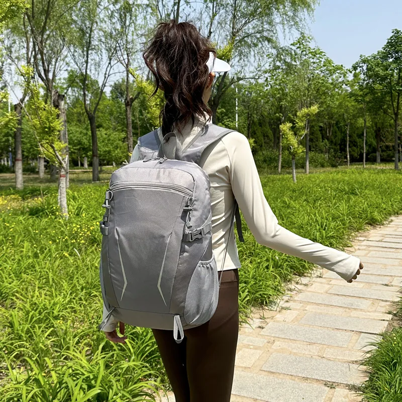 BRABOSTON Nylon Backpack Regular Unisex Black/Gray/Dark Blue/Sky Blue/Green/Orange-7