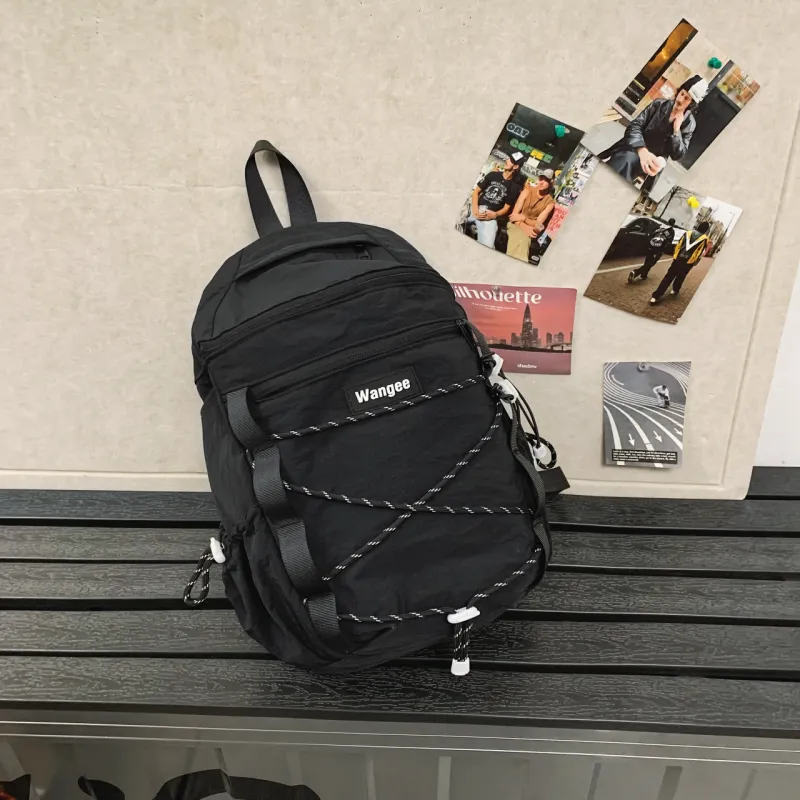 BRABOSTON Nylon Backpack Unisex Gray/Green/Black/Khaki-4