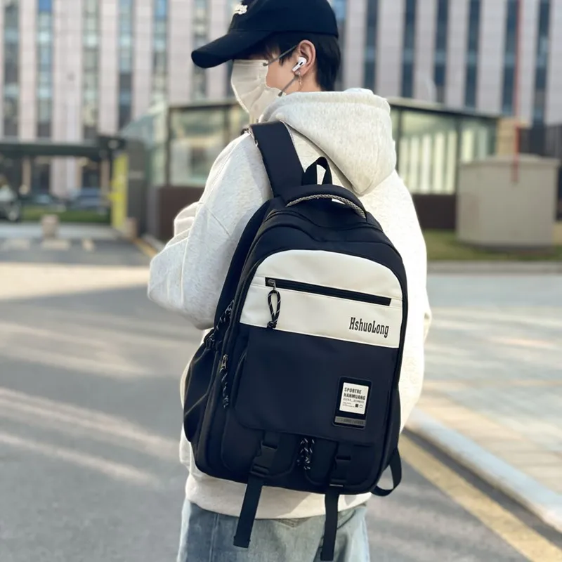 BRABOSTON Nylon Backpack Regular Unisex Multicolor-9