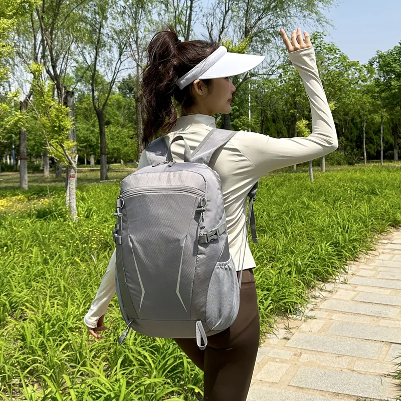 BRABOSTON Nylon Backpack Regular Unisex Black/Gray/Dark Blue/Sky Blue/Green/Orange-8
