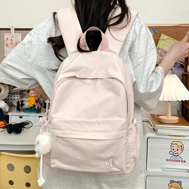 BRABOSTON Nylon Backpack Tubas Unisex Brown/Gray/Blue/Pink/White/Black-20