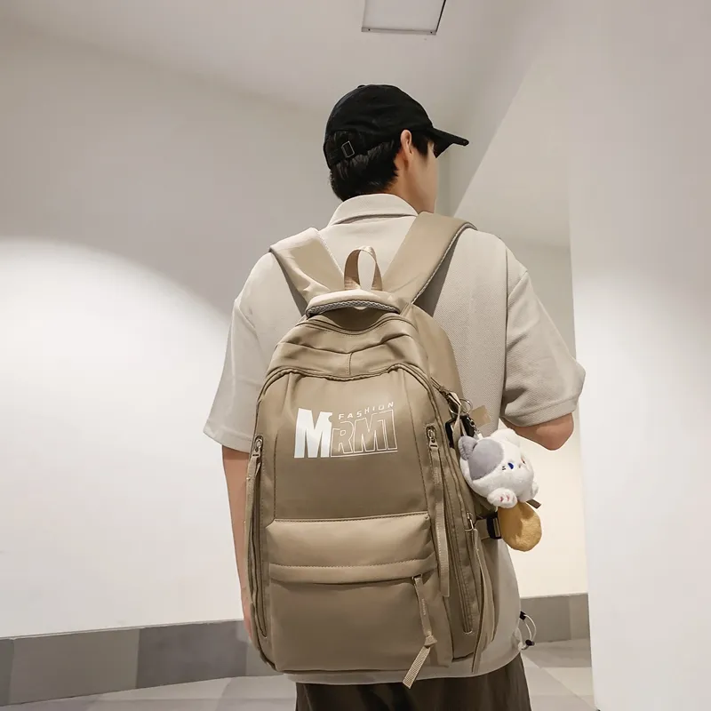 BRABOSTON Nylon Backpack Unisex Multicolor-17