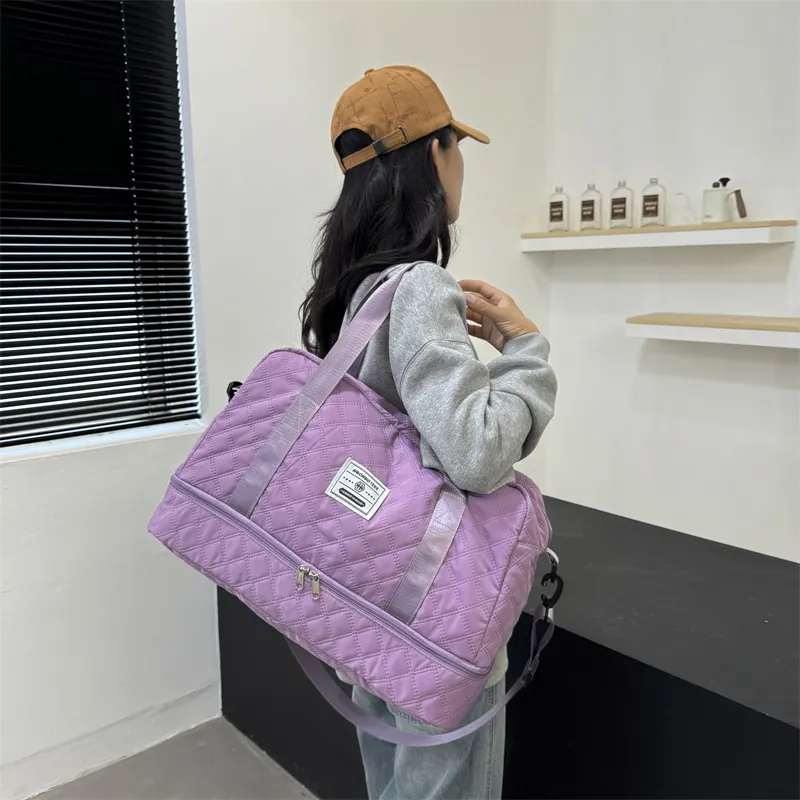 BRABOSTON Oxford Crossbody Bag Unisex White/Black/Red/Gray/Pink/Purple-19