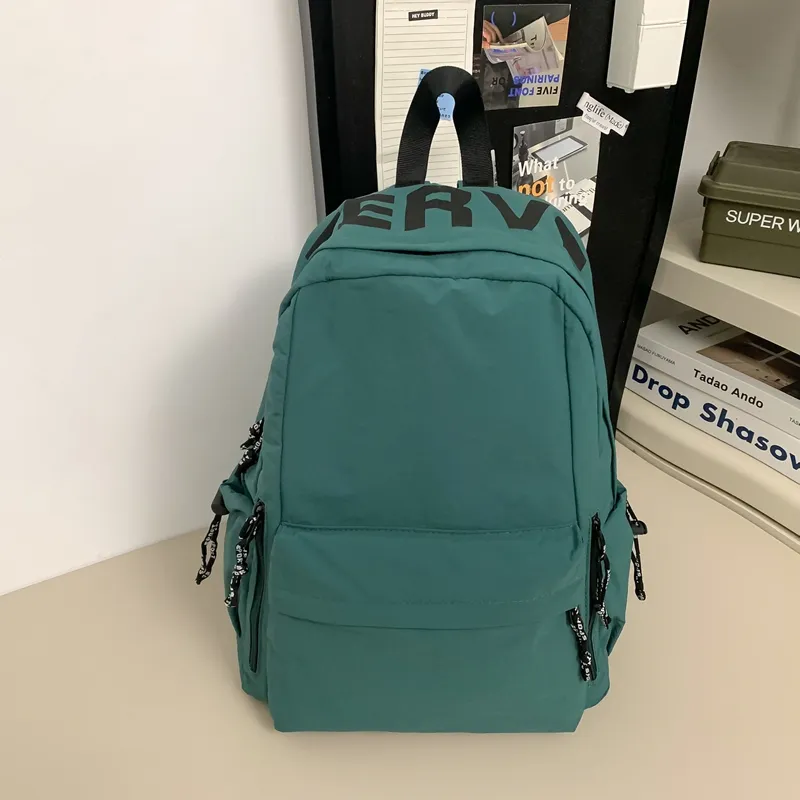 BRABOSTON Nylon Backpack Unisex Black/Red/Coffee/Blue/White-13