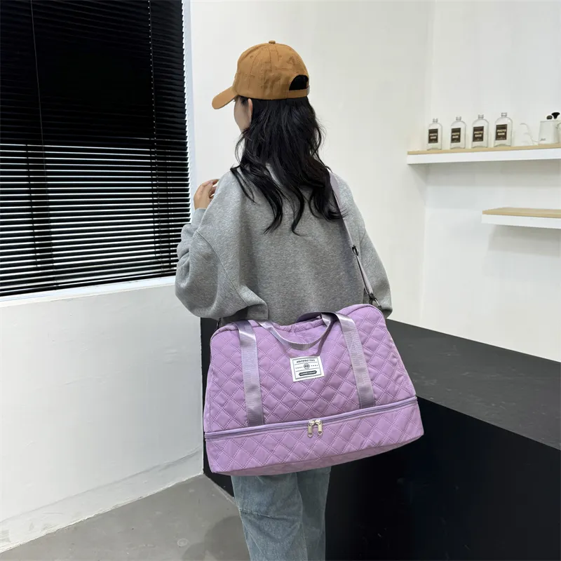 BRABOSTON Oxford Crossbody Bag Unisex White/Black/Red/Gray/Pink/Purple-18