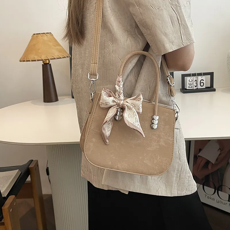 GOX PU One Shoulder Handbag Women's White/Gray/Black/Khaki/Blue/Pink-18