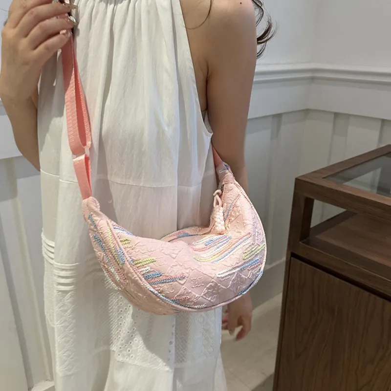 GOX Pu Shoulder Bag Women's White/Black/Yellow/Pink-16