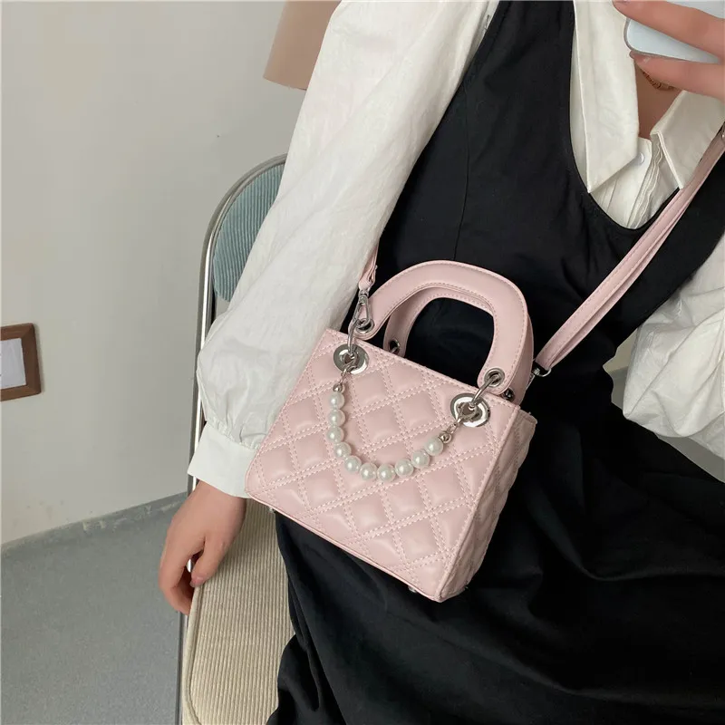 GOX PU Shoulder Bag, Crossbody Bag, Handbag Women's Blue/Brown-24
