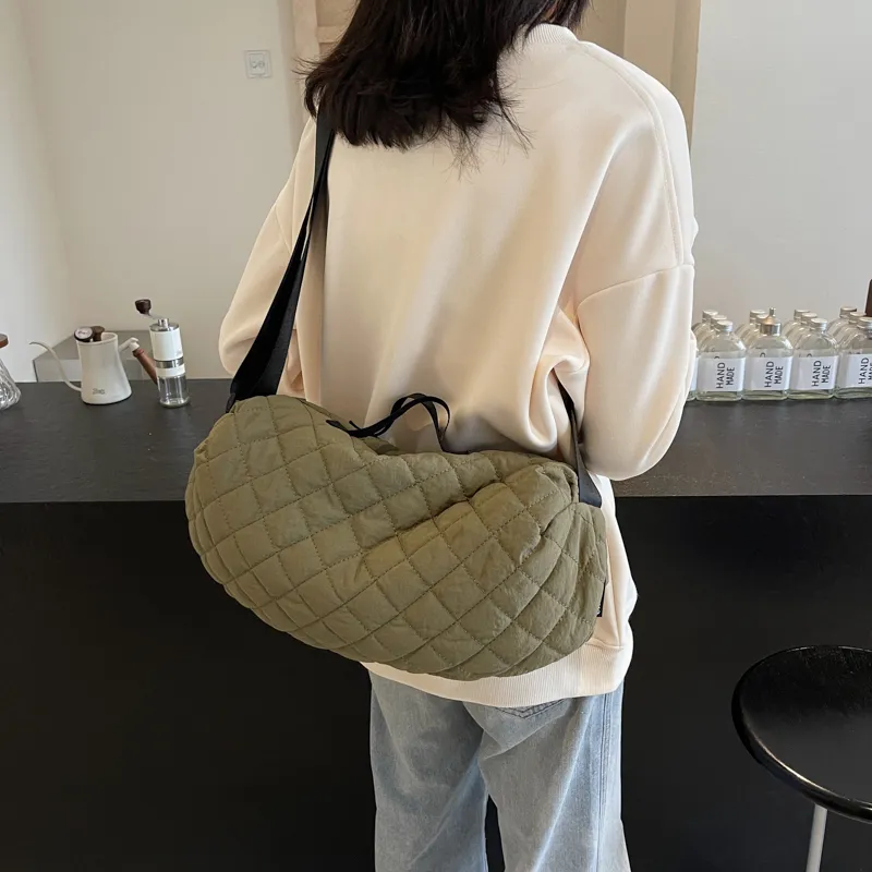 GOX Nylon Handbag Regular Unisex Ecru/Black/Khaki/Coffee/Green-29