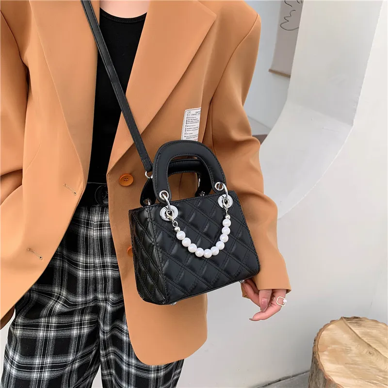 GOX PU Shoulder Bag, Crossbody Bag, Handbag Women's Blue/Brown-22