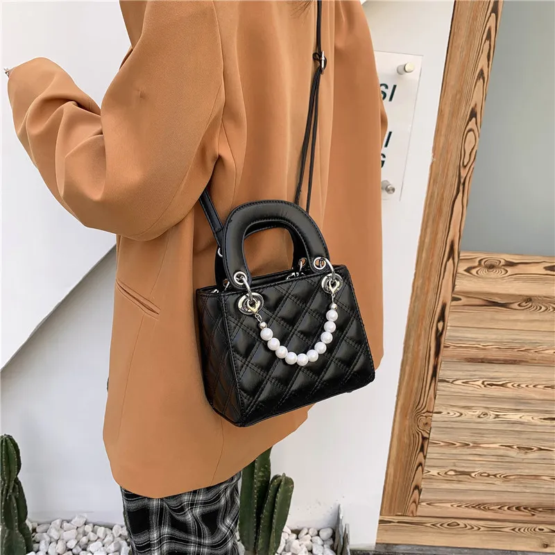 GOX PU Shoulder Bag, Crossbody Bag, Handbag Women's Blue/Brown-21