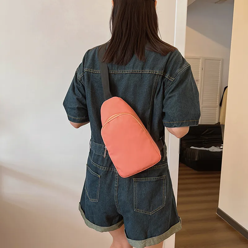 GOX Nylon Backpack Regular Unisex Ecru/Black/Purple/Green/Blue/Pink/Yellow/Orange Red-22