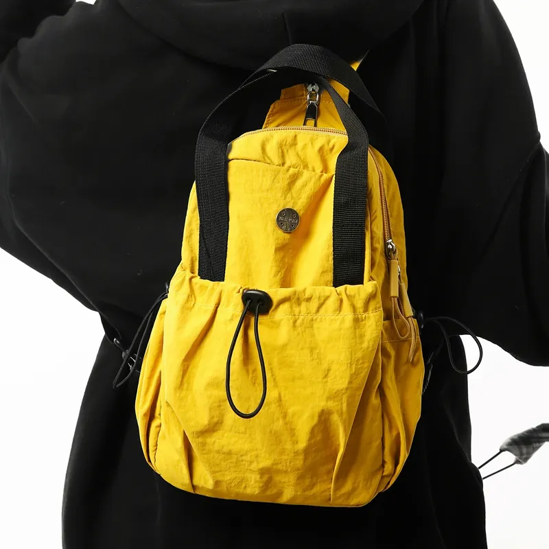 GOX Nylon Sling Bag Regular Unisex White/Black/Red/Light Purple/Green/Yellow/Khaki-9