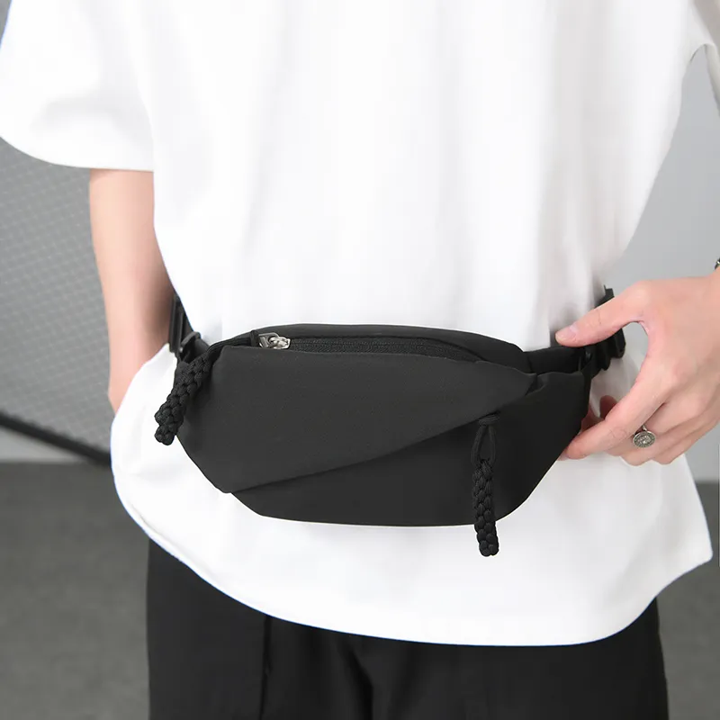 GOX Nylon Sling Bag Regular Unisex Ecru/Black/Orange/Red/Pink-7