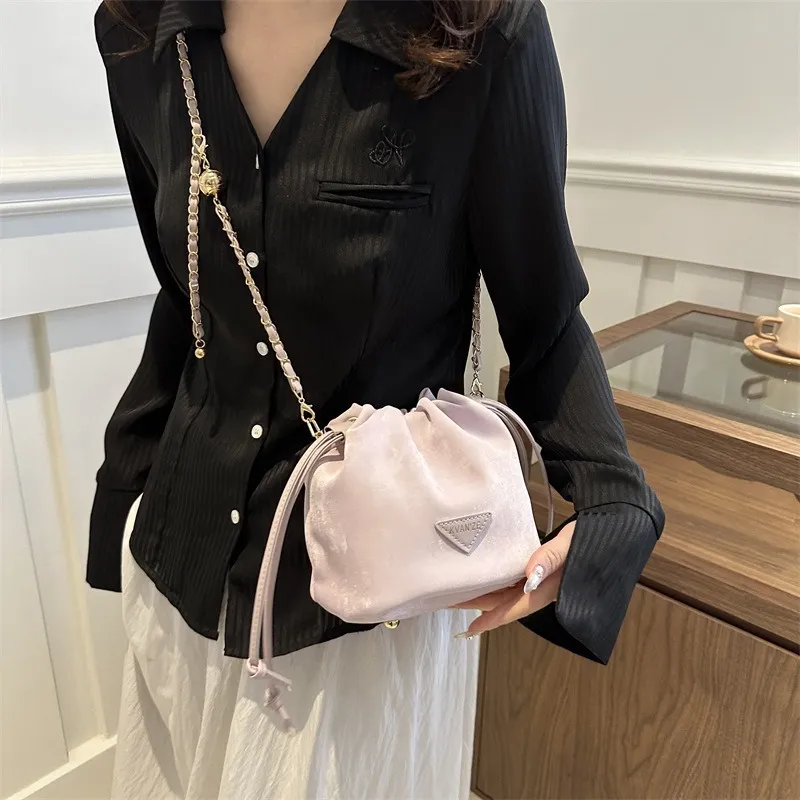 GOX PU Shoulder Bag Regular Women's White/Black/Purple/Coffee/Pink-12