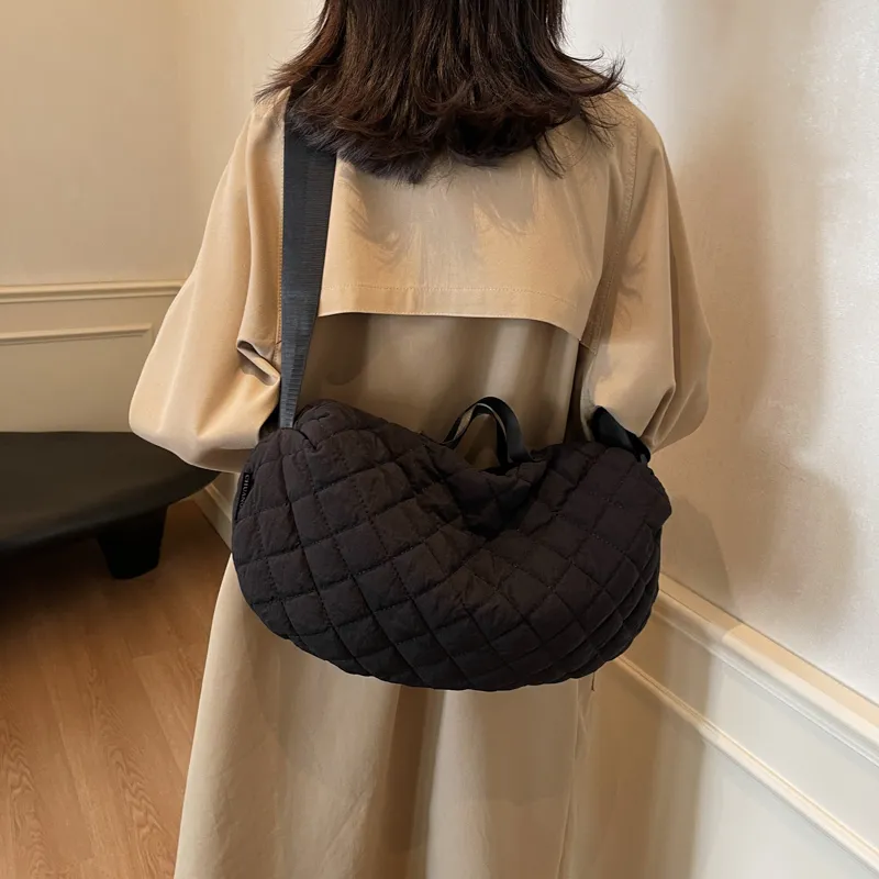 GOX Nylon Handbag Regular Unisex Ecru/Black/Khaki/Coffee/Green-11