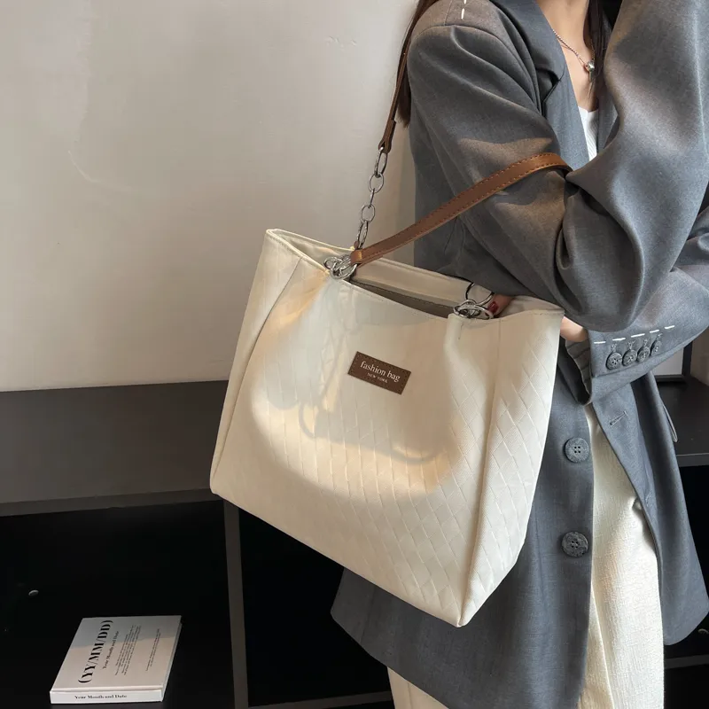 GOX PU Shoulder Bag Regular Women's Black/Khaki/Coffee-14