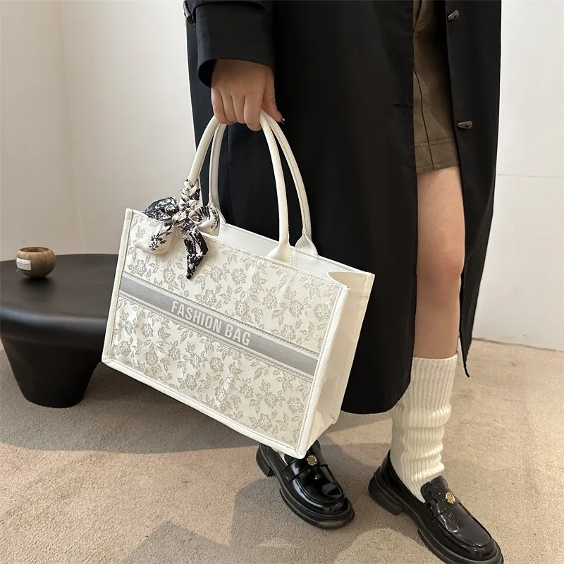 GOX PU Shoulder Bag, Handbag, Shoulder Bag Regular Women's White/Black/Silver/Pink-2